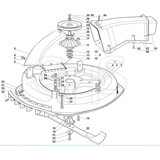 Viking MR385 - Mowing Deck - Parts Diagram