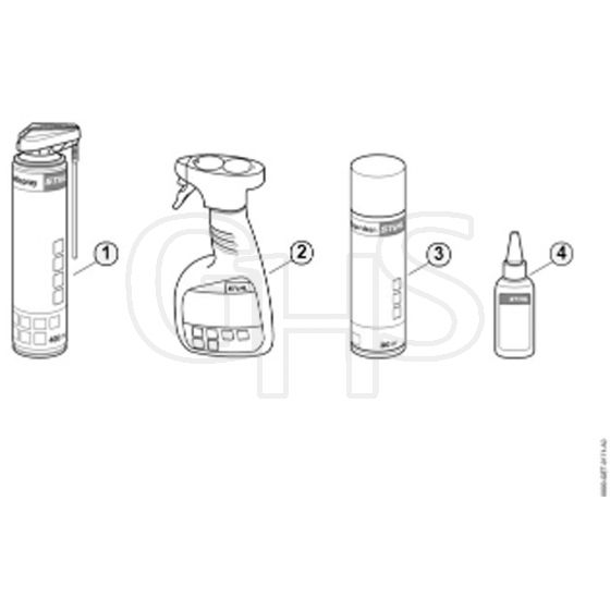 Genuine Stihl MS150 TC-E / O – Cleaning products