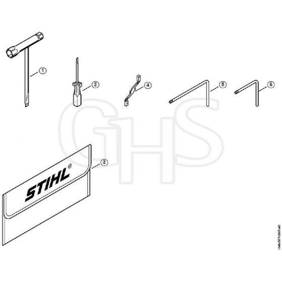 Genuine Stihl MS151 C-E / J - Tools, Extras