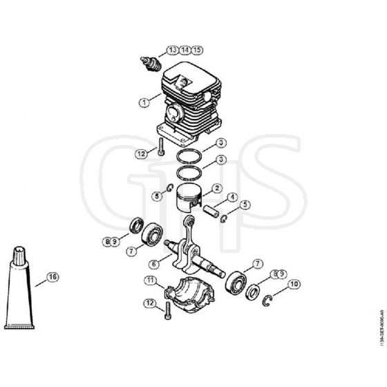 Genuine Stihl MS170 / B - Cylinder