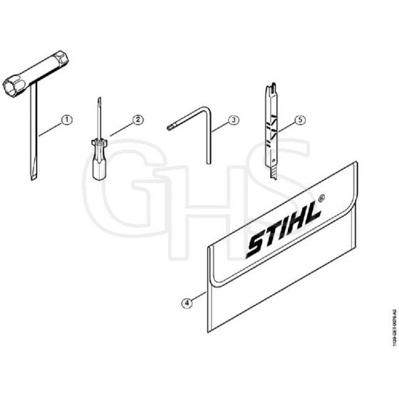 Genuine Stihl MS171 C-BE / N - Tools, Extras