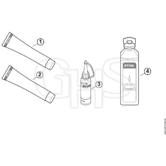 Genuine Stihl MS190 T / H – Miscellaneous lubricants and greases