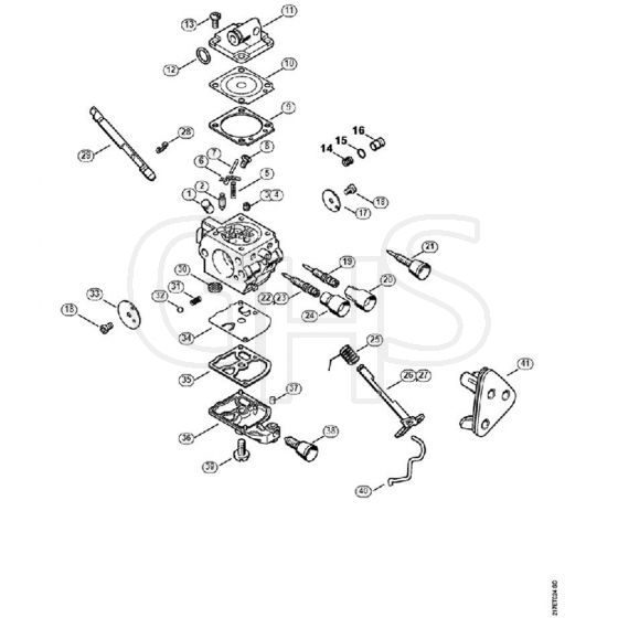 Genuine Stihl MS192 TC-E / J – Carburetor C1Q-S257, C1Q-S134, C1Q-S103