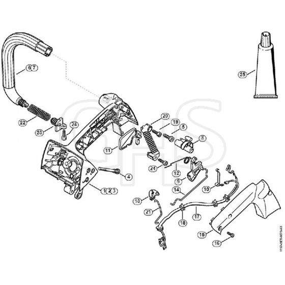 Genuine Stihl MS193 T / G – Handle housing