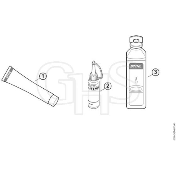 Genuine Stihl MS200 / O - Miscellaneous lubricants and greases