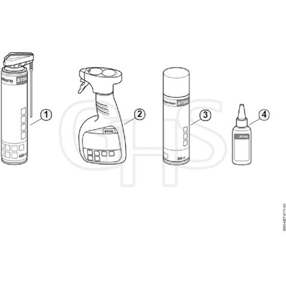 Genuine Stihl MS201 / X - Cleaning products