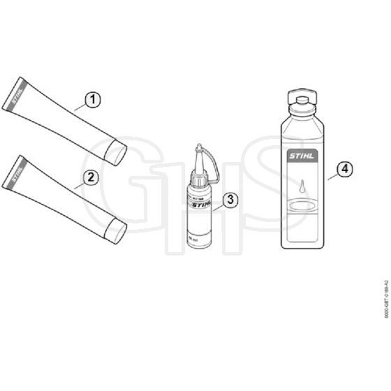 Genuine Stihl MS230 C-BE / U - Miscellaneous lubricants and greases