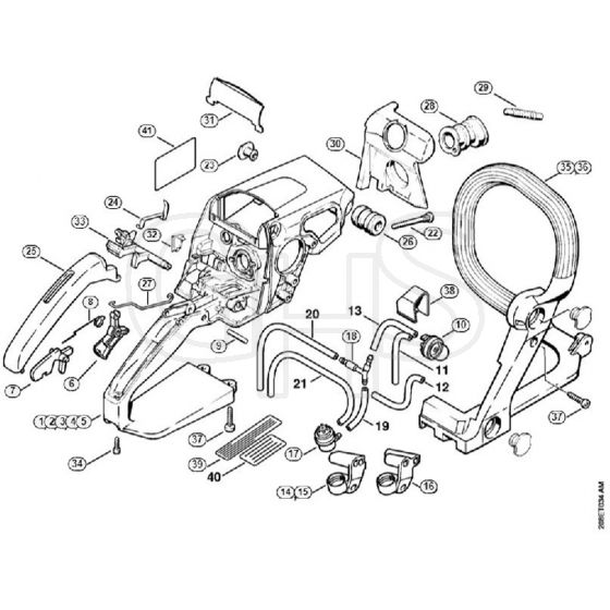 Genuine Stihl MS230 / M - Handle housing