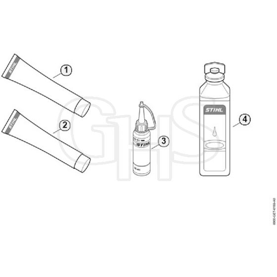 Genuine Stihl MS230 / U - Miscellaneous lubricatns and greases