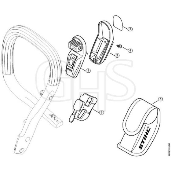 Genuine Stihl MS231 C-BE / R - 2-in-1 Laser