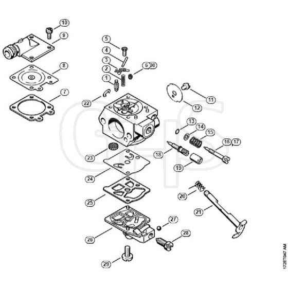 Genuine Stihl MS240 / L - Carburetor WTE-3