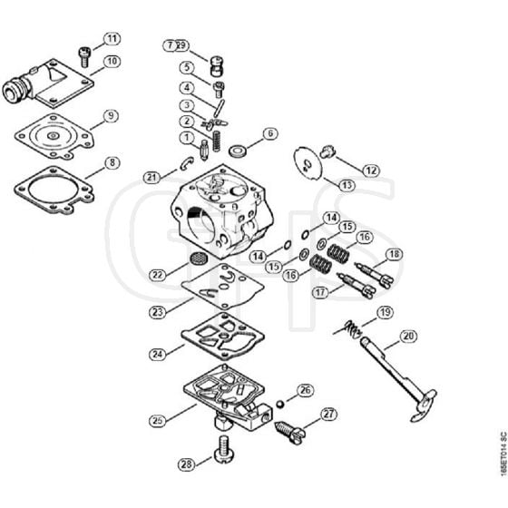 Genuine Stihl MS240 / M - Carburetor WT-426