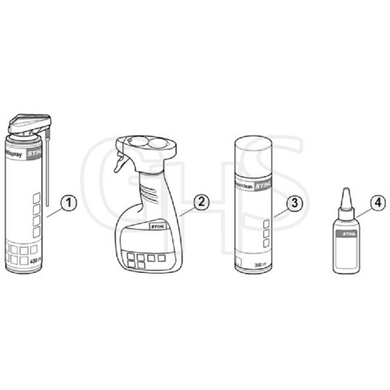 Genuine Stihl MS241 C-BEM / U - Cleaning products