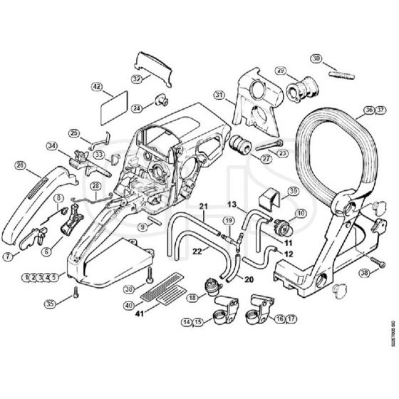 Genuine Stihl MS250 / M - Handle housing