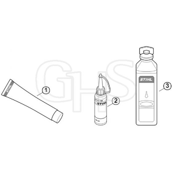 Genuine Stihl MS261 C-BE / X - Miscellaneous lubricants and greases