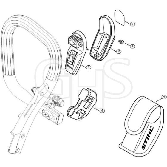 Genuine Stihl MS261 / U - 2-in-1 laser