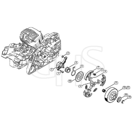 Genuine Stihl MS271 C-BE / D - Oil pump