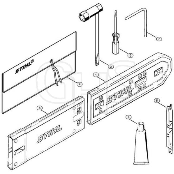 Genuine Stihl MS280 C-B / S - Tools, Extras