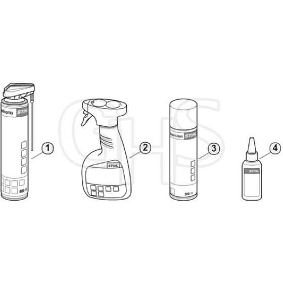 Genuine Stihl MS341 / N - Cleaning products