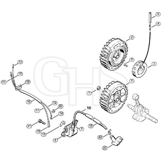 Genuine Stihl MS360 / F - Ignition system