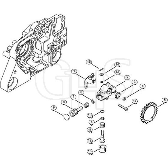 Genuine Stihl MS380 / D - Oil pump