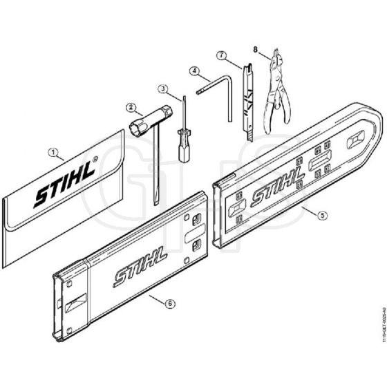 Genuine Stihl MS380 / P - Tools, Extras