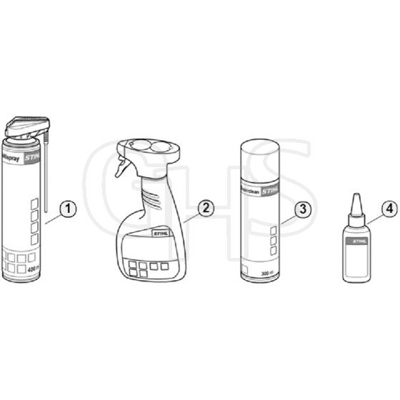 Genuine Stihl MS380 / R - Cleaning products