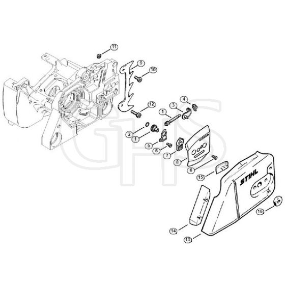 Genuine Stihl MS381 / O - Chain tensioner