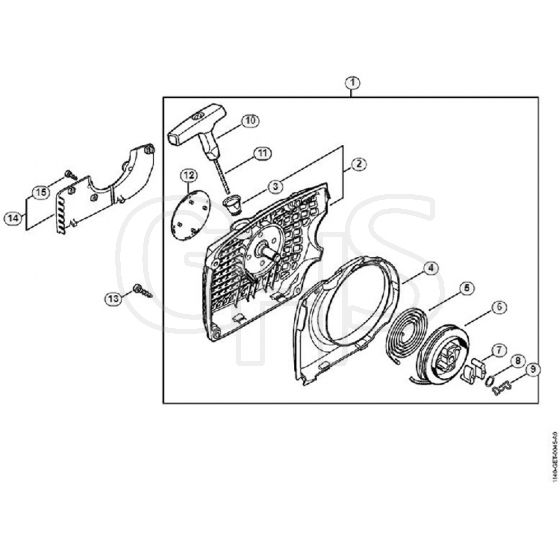 Genuine Stihl MS391 / F - Rewind Starter