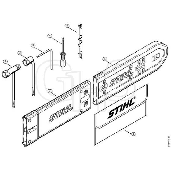 Genuine Stihl MS441 C-M / R - Tools, Extras