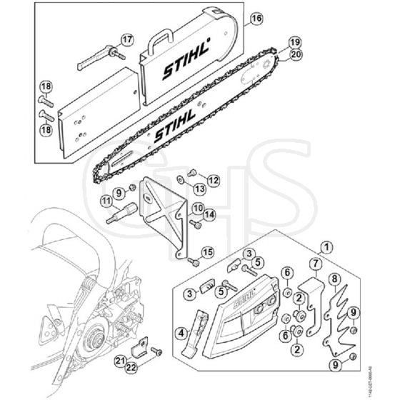 Genuine Stihl MS462 C-M / AF - Rescue saw