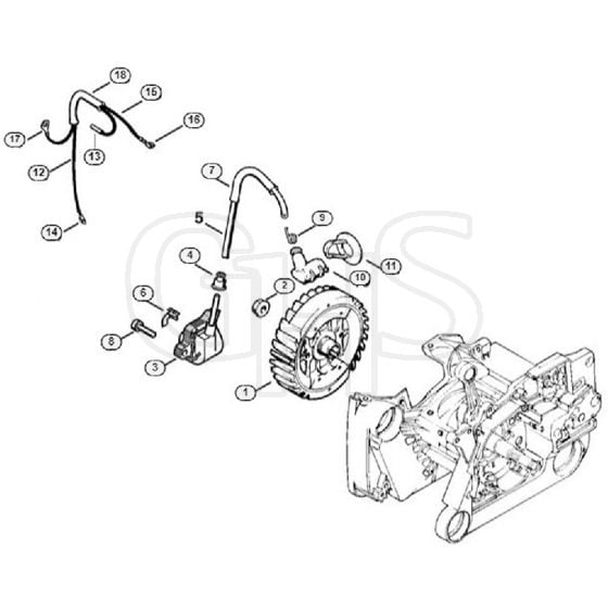 Genuine Stihl MS640 / G - Ignition system