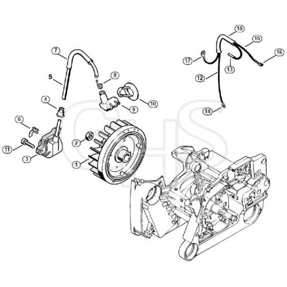 Genuine Stihl MS650 / G - Ignition system