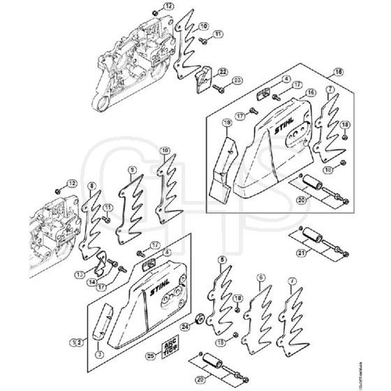 Genuine Stihl MS660 / G - Chain sprocket cover