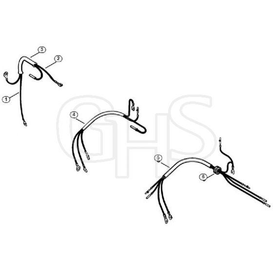 Genuine Stihl MS660 Magnum / J - Wiring harness