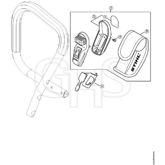 Genuine Stihl MS661 C-M / U - 2-in-1 laser