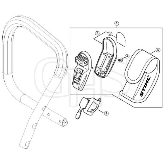 Genuine Stihl MS661 / U - 2-in-1 laser