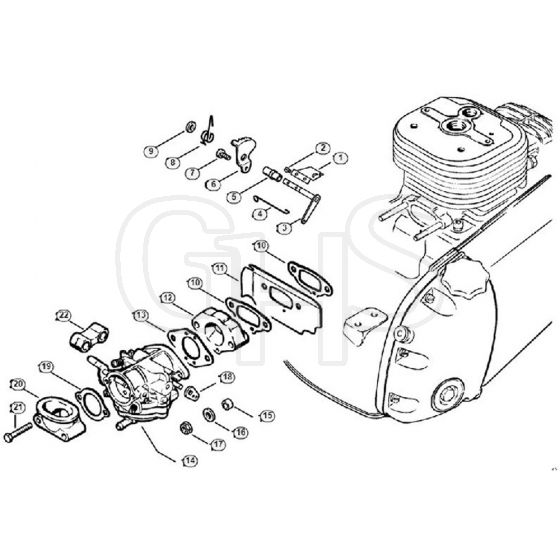 Genuine Stihl MS720 / G - Speed governor, Carburetor