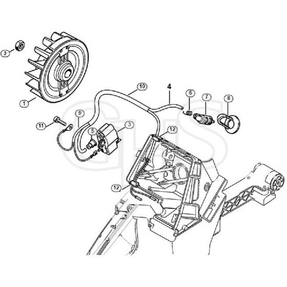 Genuine Stihl MS780 / F - Ignition system