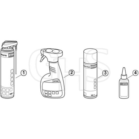 Genuine Stihl MSE170 C-Q / K - Cleaning products