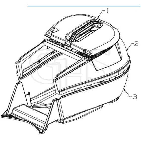 Masport MSV - 983855 - Nov 2004 1632994 - Catcher Assembly Complete, Plastic