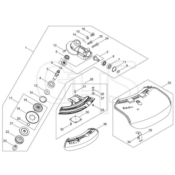 Gear Case, Shield