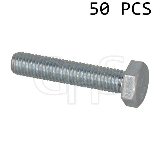 Setscrews M10 x 50mm, Pack of 50