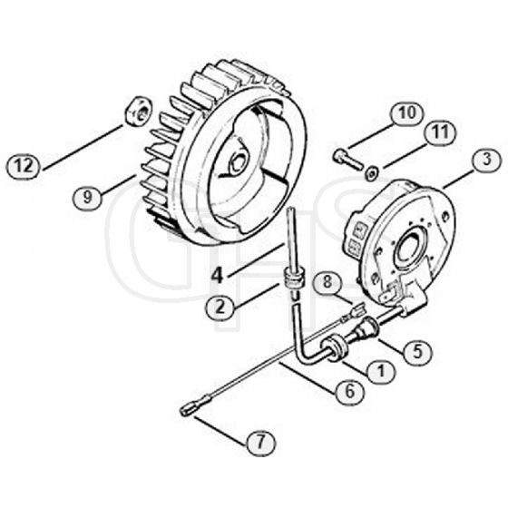 Genuine Stihl P840 / C - Ignition system