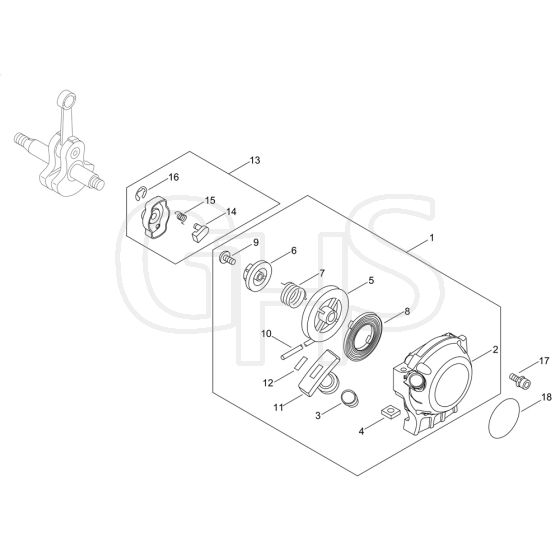 Recoil Starter, Pulley