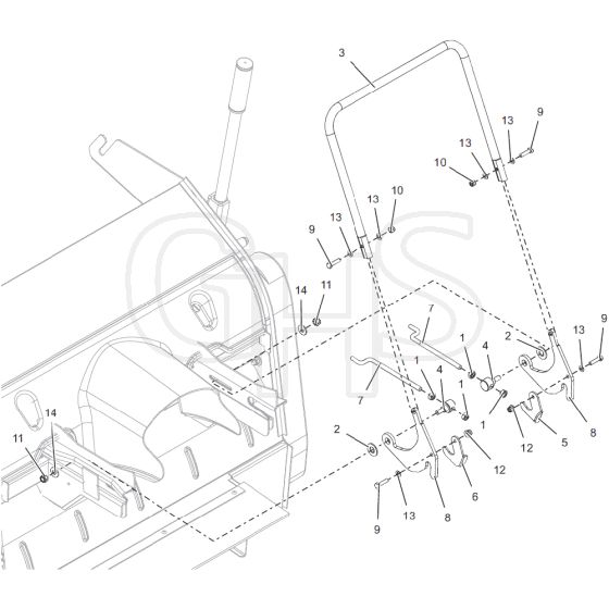 Countax Pgc - From 01-08-2019 - 02 Sweeper Locking Handle