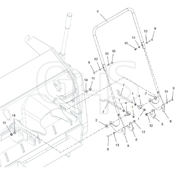 Countax Pgc - - 02 Sweeper Locking Handle