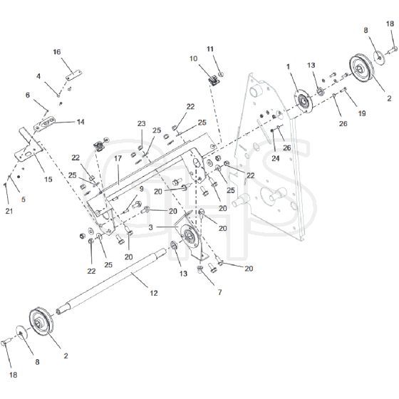 Countax Pgc - - 03 Body Stiffener Bracket