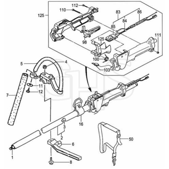 Tanaka PM-25,25D - Pm25 Operation Pipe