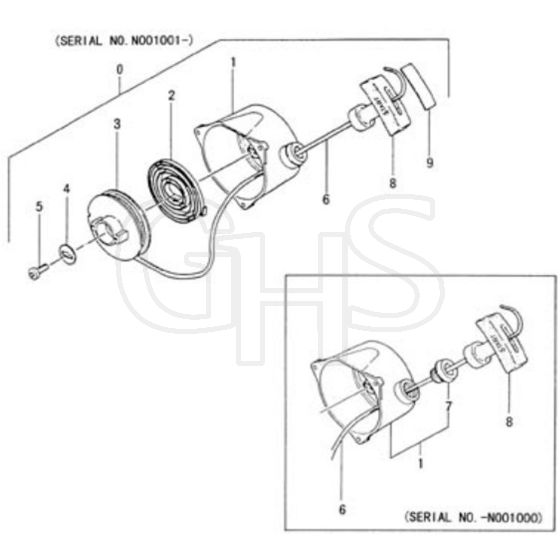 Tanaka PM-32 - Recoil Starter
